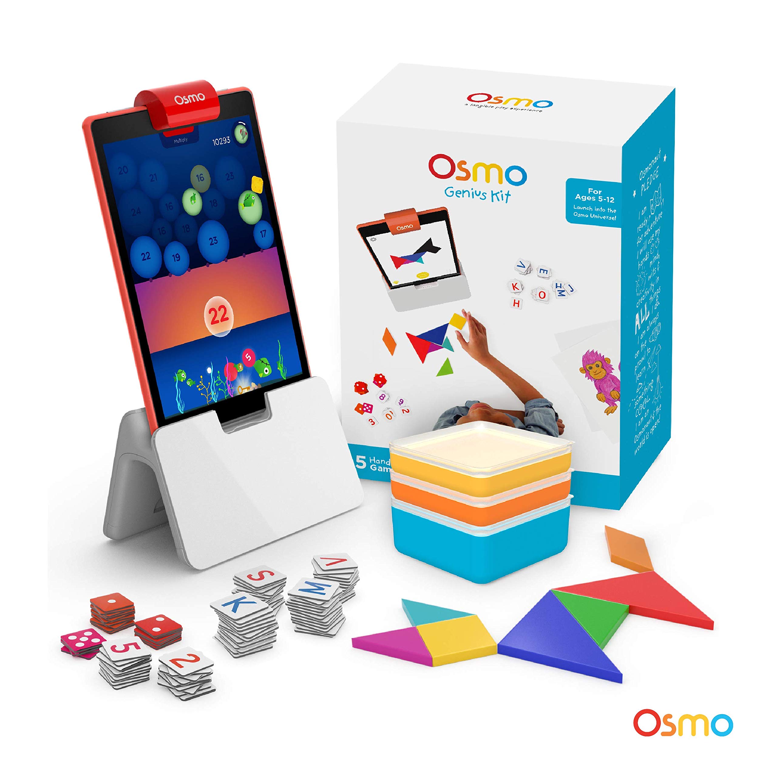 Fire 7 Kids Edition Tablet + Osmo Genius Kit Bundle (Blue)