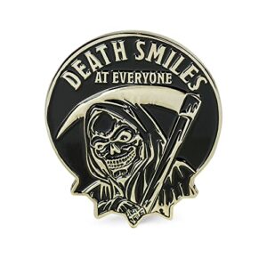 USMC Death Smiles at Everyone Marines Smile Back - Marine Corps Challenge Coin - Marine Corps Gifts | Disabled USMC Vet Owned Small Business