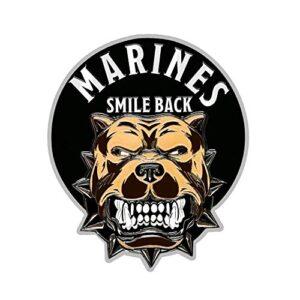 USMC Death Smiles at Everyone Marines Smile Back - Marine Corps Challenge Coin - Marine Corps Gifts | Disabled USMC Vet Owned Small Business