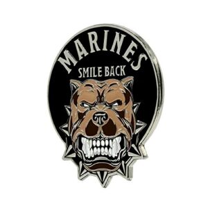 USMC Death Smiles at Everyone Marines Smile Back - Marine Corps Challenge Coin - Marine Corps Gifts | Disabled USMC Vet Owned Small Business