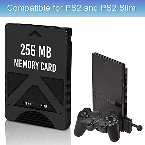 RGEEK 256MB High Speed Game Memory Card Compatible with Sony Playstation 2 PS2