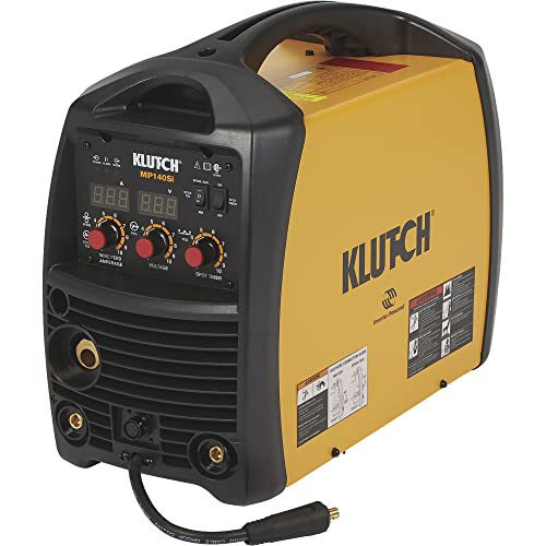 Klutch MIG Welder with Multi Processes - Inverter, MIG, Flux-Cored, Arc and TIG, 120V, 30-90 Amp Output, Model Number MP140Si