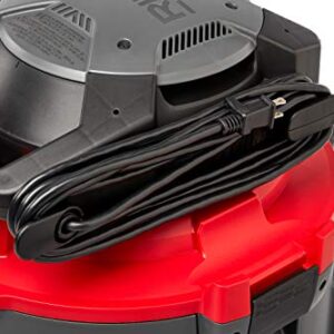 RIDGID 62723 Red 16 gallon RT1600 Wet/Dry Vacuum, Dark Gray and Red