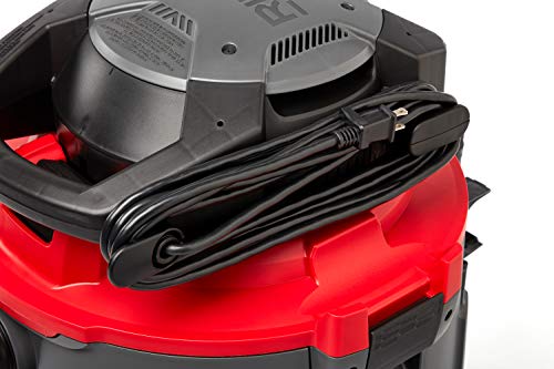 RIDGID 62723 Red 16 gallon RT1600 Wet/Dry Vacuum, Dark Gray and Red