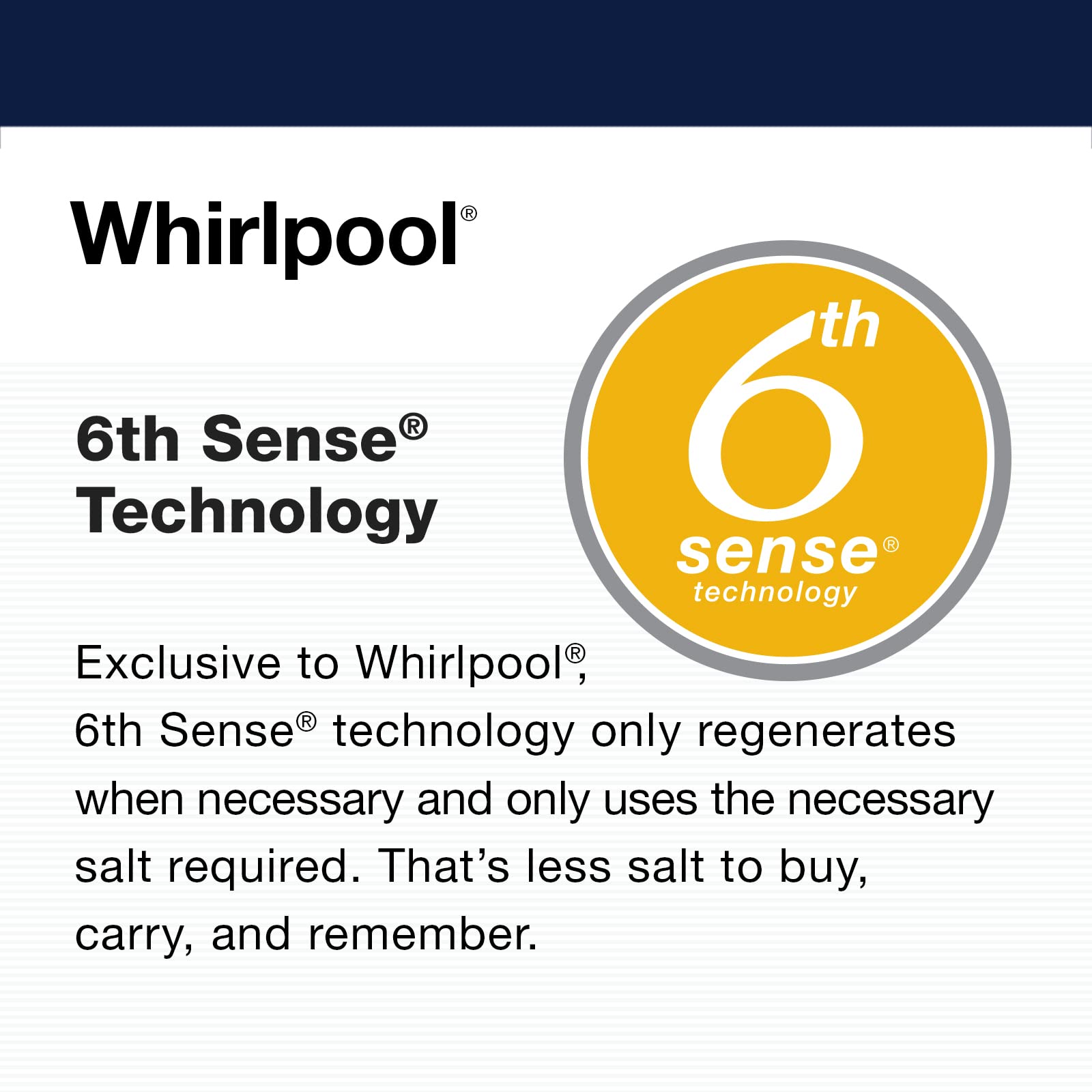 Whirlpool WHES30E 30,000 Grain Softener | Salt & Water Saving Technology | NSF Certified | Automatic Whole House Soft Water Regeneration, 0.75 inches, Off-White