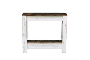 white combo accent table