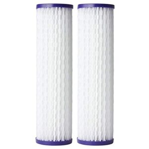ao smith 2.5"x10" 20 micron sediment water filter replacement cartridge - 2 pack - for whole house filtration systems - ao-wh-pre-rp2