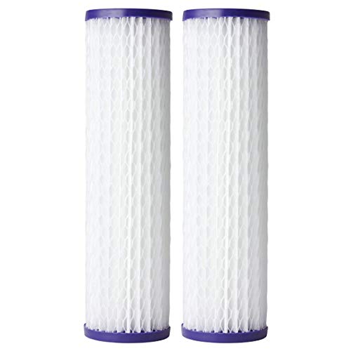 AO Smith 2.5"x10" 20 Micron Sediment Water Filter Replacement Cartridge - 2 Pack - For Whole House Filtration Systems - AO-WH-PRE-RP2