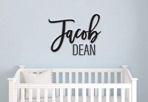 custom name sign - baby nursery signs - personalized name decor, wooden wall decorations