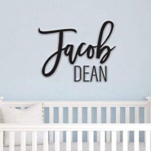 Custom Name Sign - Baby Nursery Signs - Personalized Name Decor, Wooden Wall Decorations