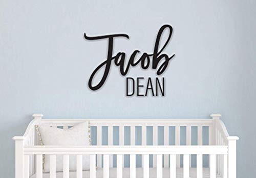 Custom Name Sign - Baby Nursery Signs - Personalized Name Decor, Wooden Wall Decorations