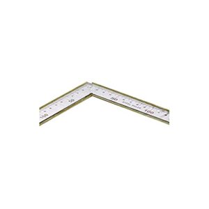 Liyafy Stainless Steel 90 Degree Shaped Dual Angle Side Square Layout Tool L Metric Square Ruler 150x300mm 90 degree angle ruler