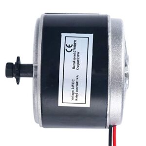 HYDDNice 24V DC Permanent Magnet Electric Motor Generator 250W 2750RPM Electric Motor Brushed for Wind Turbine E Scooter Drive Speed Control