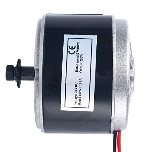 HYDDNice 24V DC Permanent Magnet Electric Motor Generator 250W 2750RPM Electric Motor Brushed for Wind Turbine E Scooter Drive Speed Control