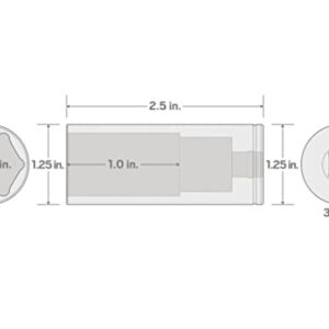 TEKTON 3/8 Inch Drive x 15/16 Inch Deep 6-Point Socket | SHD13024