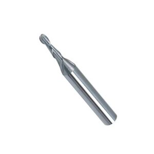 PANHAM 1/8 Ball Nose Up-Cut 2 Flute Spiral Bit CNC Router Bit Solid Carbide 1/4 Shank,D 1/8" X CH 1/2" X SHK 1/4" X L 2"