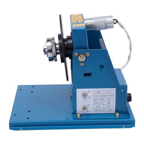 Rotary Welding Positioner Turntable Table Mini 2.5 Inch 3 Jaw Lathe Chuck 110V Portable Welder Tools Machine Equipment