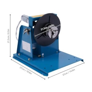 Rotary Welding Positioner Turntable Table Mini 2.5 Inch 3 Jaw Lathe Chuck 110V Portable Welder Tools Machine Equipment