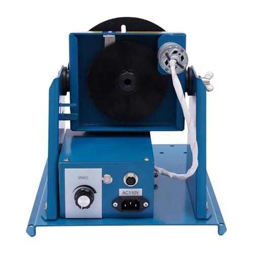 Rotary Welding Positioner Turntable Table Mini 2.5 Inch 3 Jaw Lathe Chuck 110V Portable Welder Tools Machine Equipment