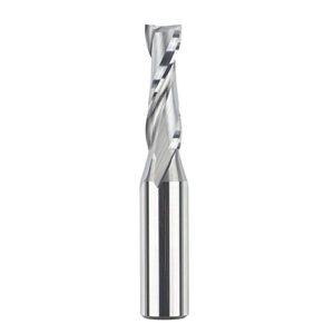 spetool spiral router bits with upcut 3/8 inch cutting diameter, 1/2 inch shank hrc55 solid carbide cnc end mill for wood small cut, carving