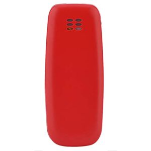 Mini Mobile Phone,Small Dual Card Dual Standby GSM Bluetooth Cell Phone with Built-in Voice Changer,MP3 / MP4 Music Player,Large Removable Battery,Red