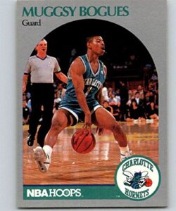 1990-91 hoops basketball #50 muggsy bogues charlotte hornets