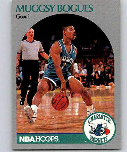 1990-91 Hoops Basketball #50 Muggsy Bogues Charlotte Hornets