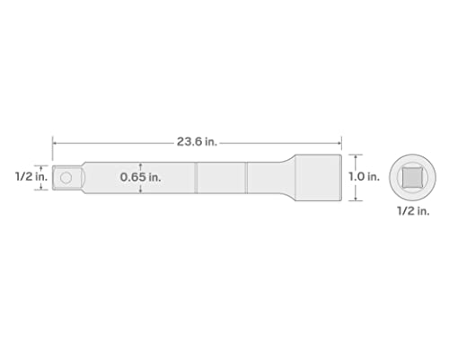 TEKTON 1/2 Inch Drive x 24 Inch Extension | SHA21124