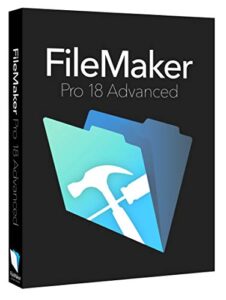 filemaker pro 18 advanced upgrade mac/win v18