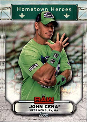 2019 Topps WWE Raw Hometown Heroes #HH-21 John Cena Wrestling Trading Card