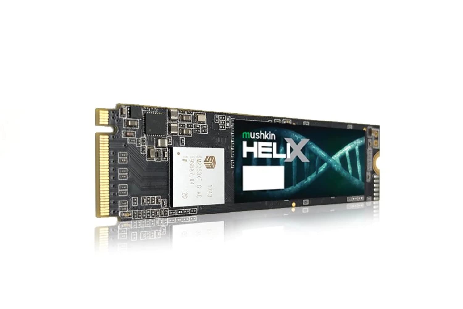 Mushkin Helix-L – 1TB PCIe NVMe 1.3 – M.2 (2280) Internal Solid State Drive (SSD) – Gen3 x4 – 3D TLC - (MKNSSDHL1TB-D8)