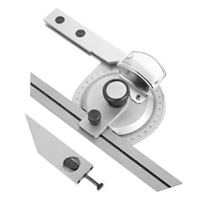 360 Degree Universal Bevel Protractor Angle Finder with Magnifying Glass for Internal And External Angle Measurement
