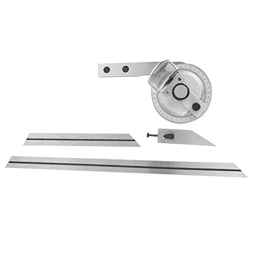 360 Degree Universal Bevel Protractor Angle Finder with Magnifying Glass for Internal And External Angle Measurement