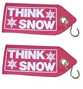 professional parts warehouse western think snow flags with s-hooks, (pair) - aftermarket