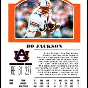 2019 Panini Contenders Draft Picks Season Ticket #15 Bo Jackson Auburn Tigers Official Collegiate Football Card of the NFL Draft