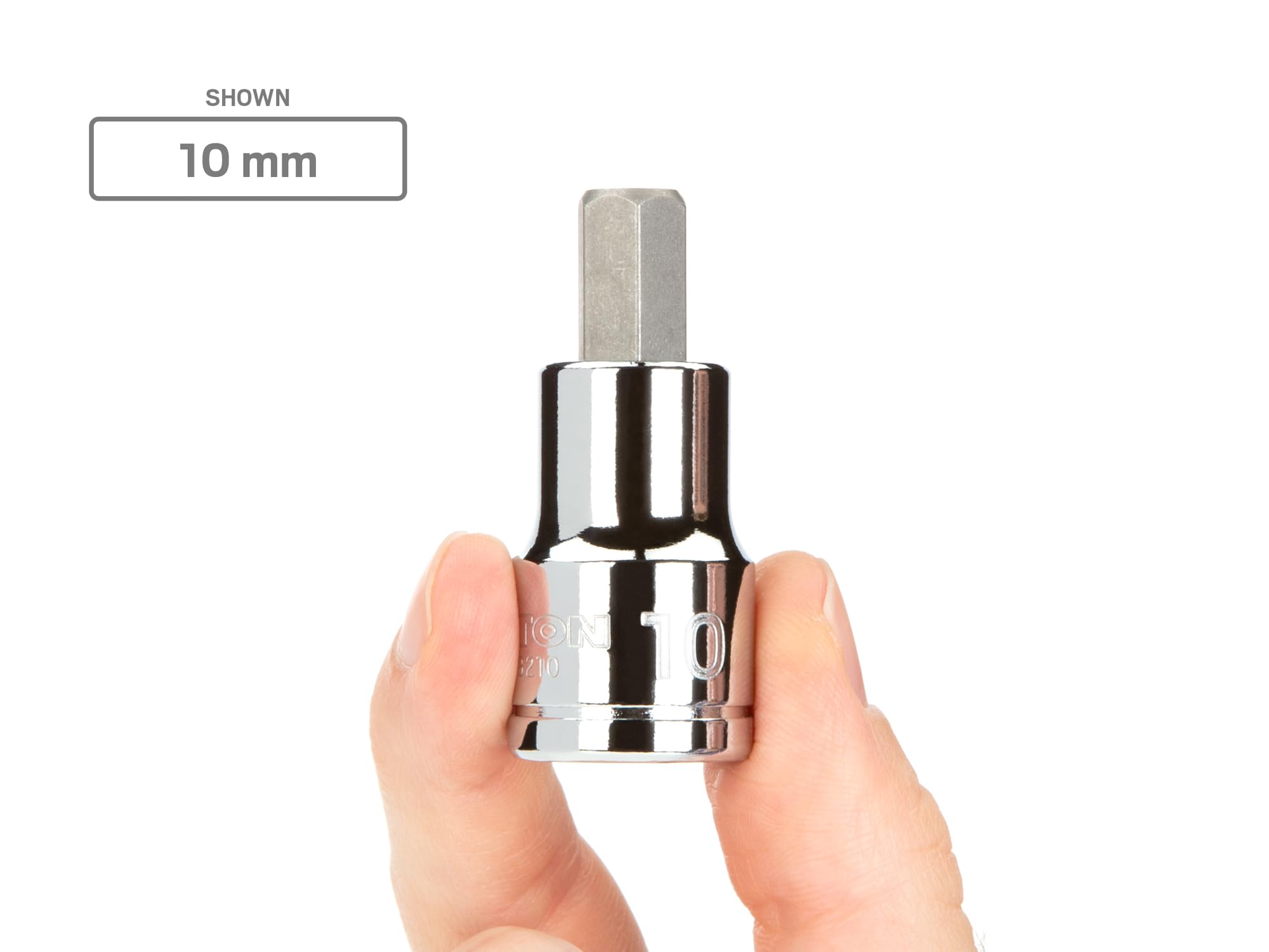 TEKTON 1/2 Inch Drive x 8 mm Hex Bit Socket | SHB23208