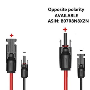 GRAYBULL 10AWG Adapter Cable Compatible with MC4 to 2 Pin Power Industrial Circular Connector for fit Furrion,Solar Panel Suitcase,Forrest River RV Ports,Grand Design RV's Industry(Female Positive)