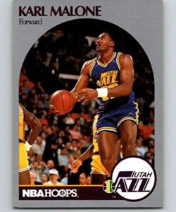 1990-91 hoops basketball #292 karl malone utah jazz