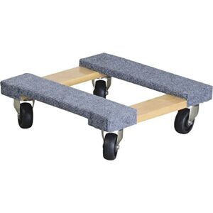 ironton carpeted mover's dolly - 1000-lb. capacity, 16in.l x 16in.w
