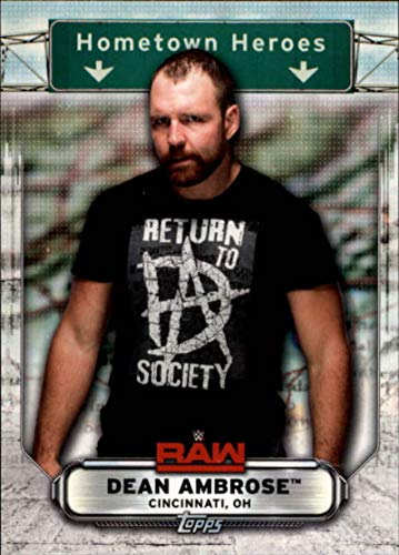 2019 Topps WWE Raw Hometown Heroes #HH-12 Dean Ambrose Wrestling Trading Card