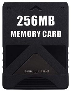 auear, high speed game memory card compatible with sony playstation 2 ps2 consoles game (256mb, 1 pack)
