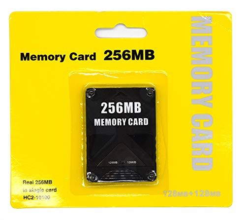 AUEAR, High Speed Game Memory Card Compatible with Sony Playstation 2 PS2 Consoles Game (256MB, 1 Pack)