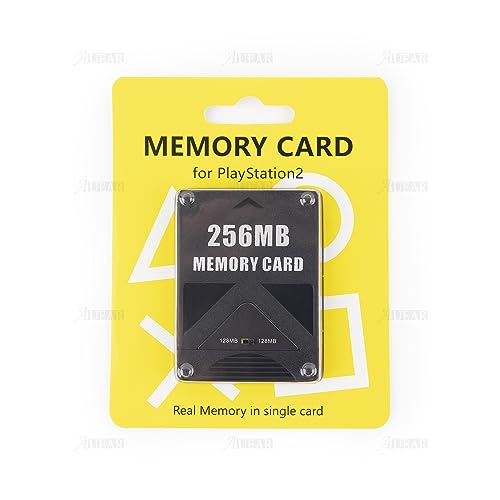 AUEAR, High Speed Game Memory Card Compatible with Sony Playstation 2 PS2 Consoles Game (256MB, 1 Pack)