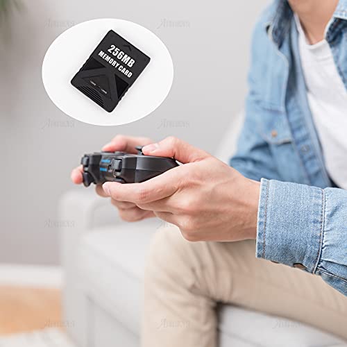 AUEAR, High Speed Game Memory Card Compatible with Sony Playstation 2 PS2 Consoles Game (256MB, 1 Pack)