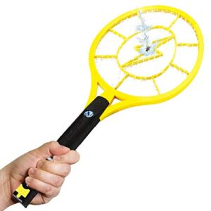 Beastron Bug Zapper Racket Electric Rechargeable Killer, 4 Pack Large Size, Yellow