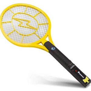 Beastron Bug Zapper Racket Electric Rechargeable Killer, 4 Pack Large Size, Yellow