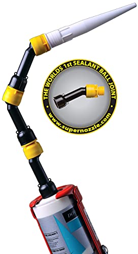 SUPER NOZZLE 45 Adjustable Caulk Gun Nozzle Extender (Pro Kit)