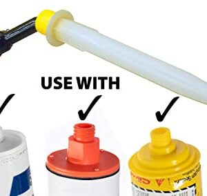 SUPER NOZZLE 45 Adjustable Caulk Gun Nozzle Extender (Pro Kit)