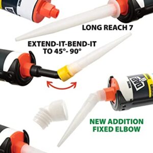 SUPER NOZZLE 45 Adjustable Caulk Gun Nozzle Extender (Pro Kit)