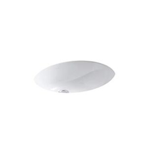 Kohler K-EC2210-0 Caxton Oval Bathroom Sink, White